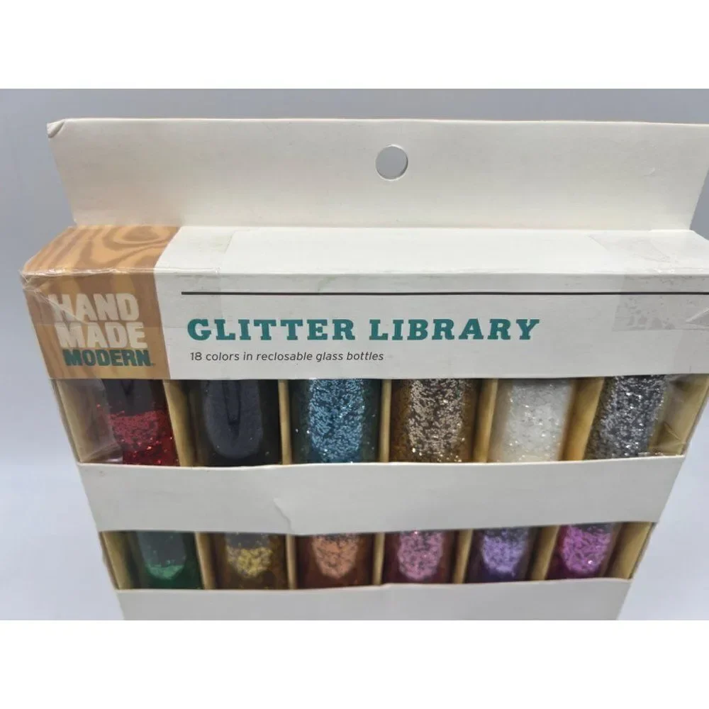 Hand Made Modern Glitter Library 18 Count- 0.5 oz <3